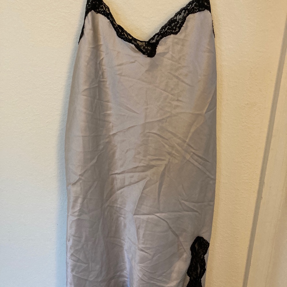 Victoria’s Secret Gray silk nightie